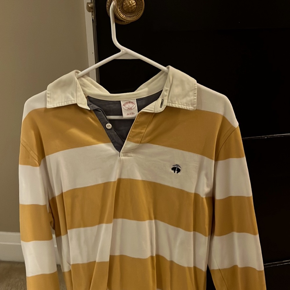 Brooks Brothers long sleeve polo shirt, L
